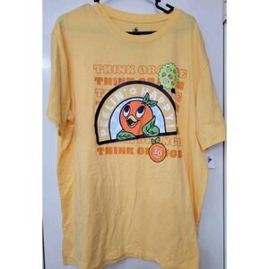 NEW Disney Shirt Adult XL Orange Bird Flower And Garden 30th Epcot Embroidered